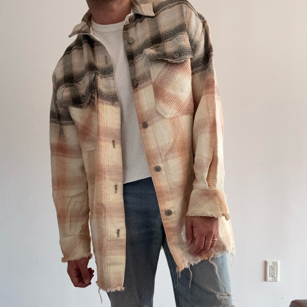 Free Plaid plaid jacket